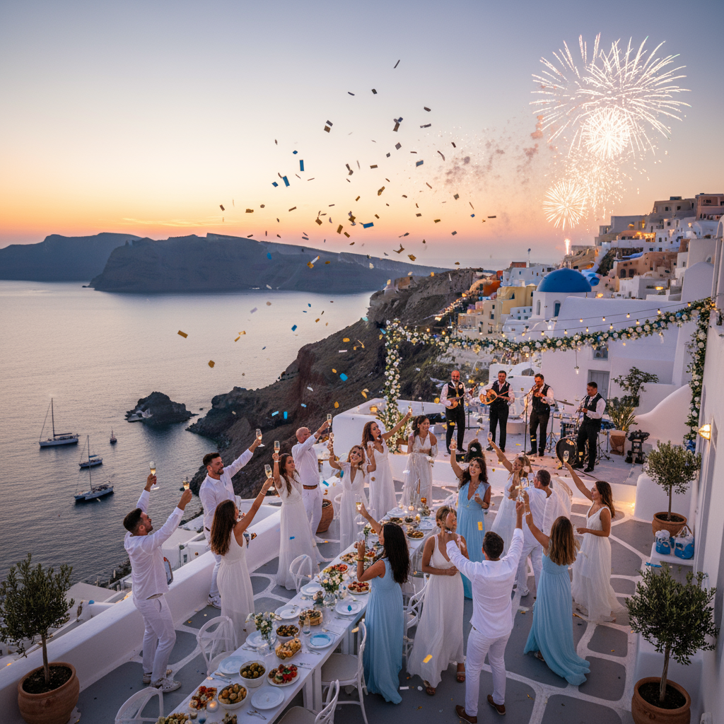 Santorini Celebration